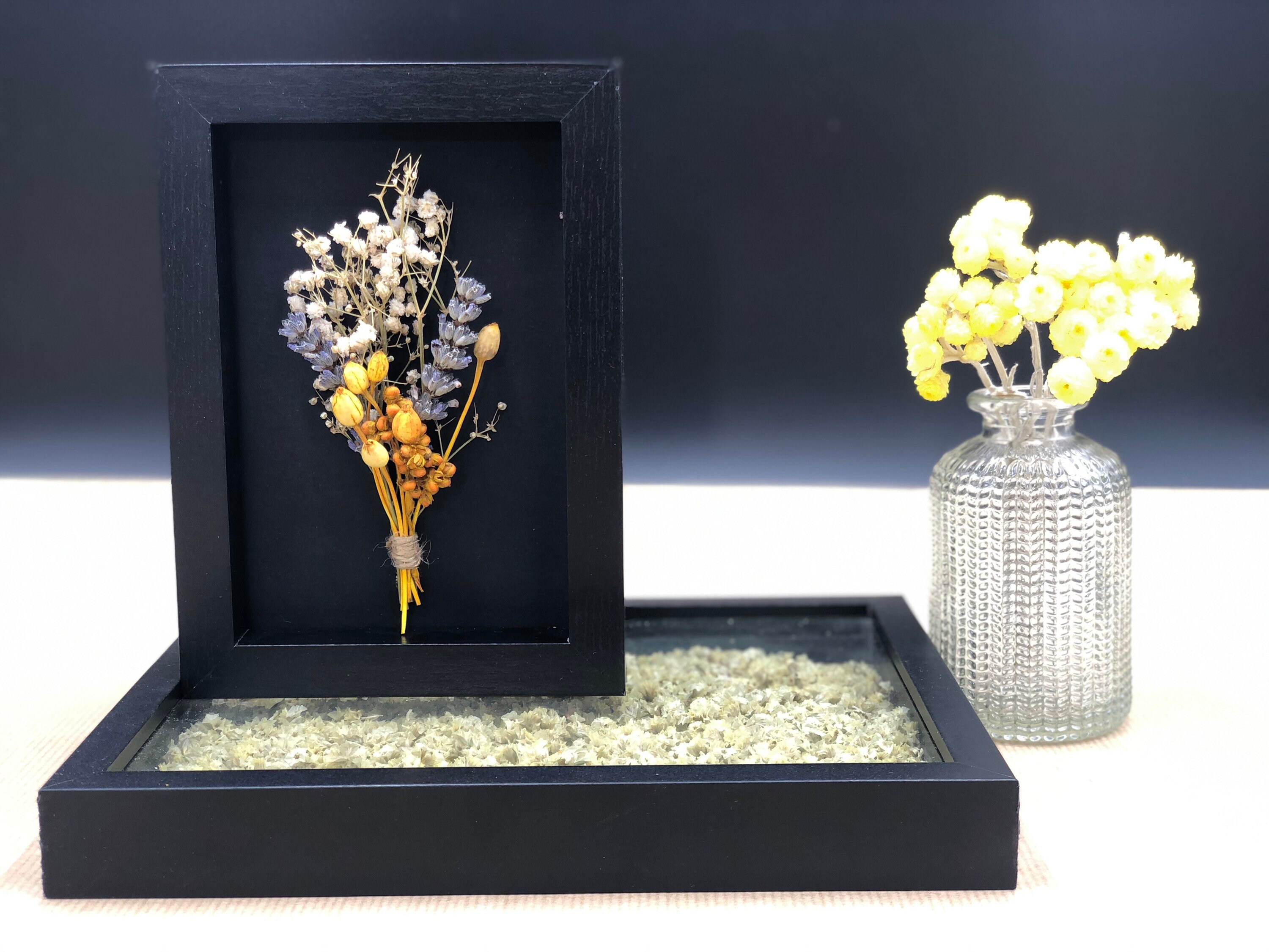 Tableau de Fleurs Séchées