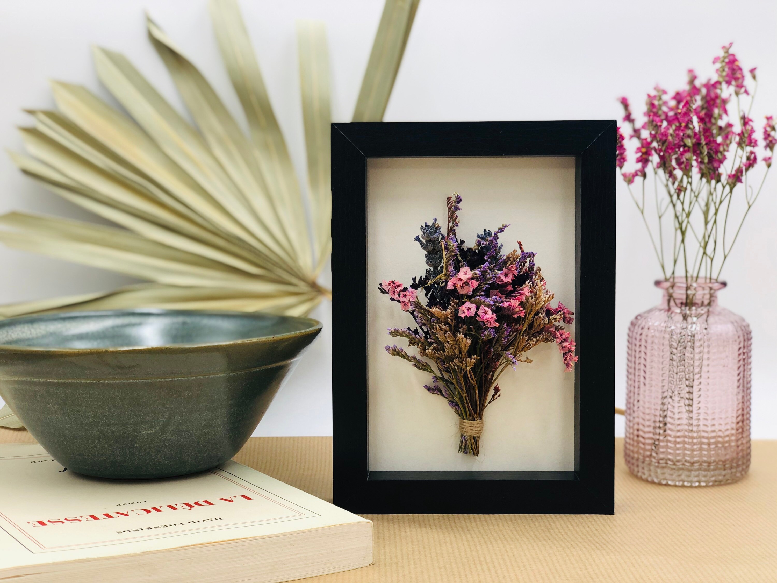 Tableau de Fleurs Séchées