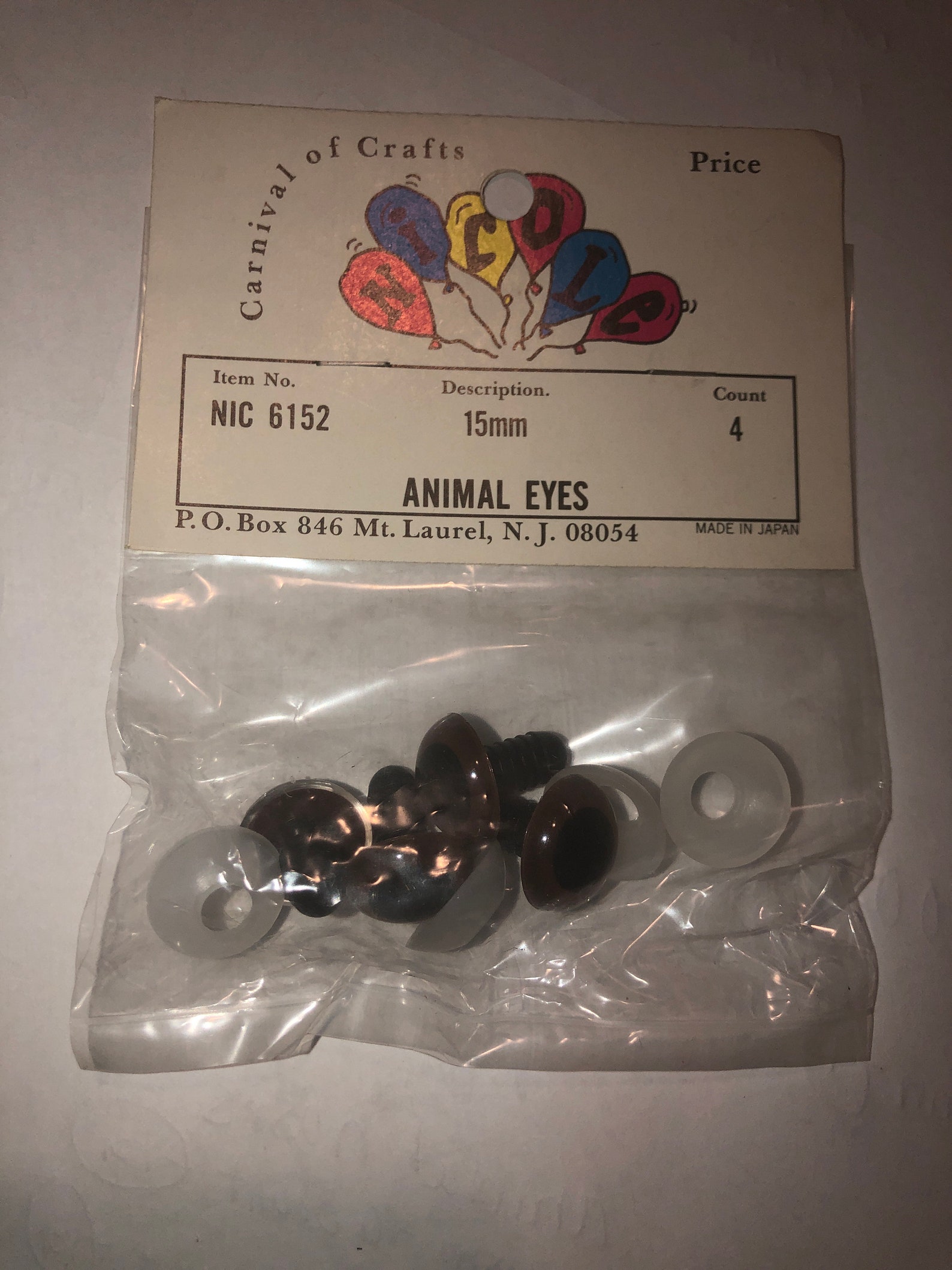 Brown plastic animal eyes Etsy