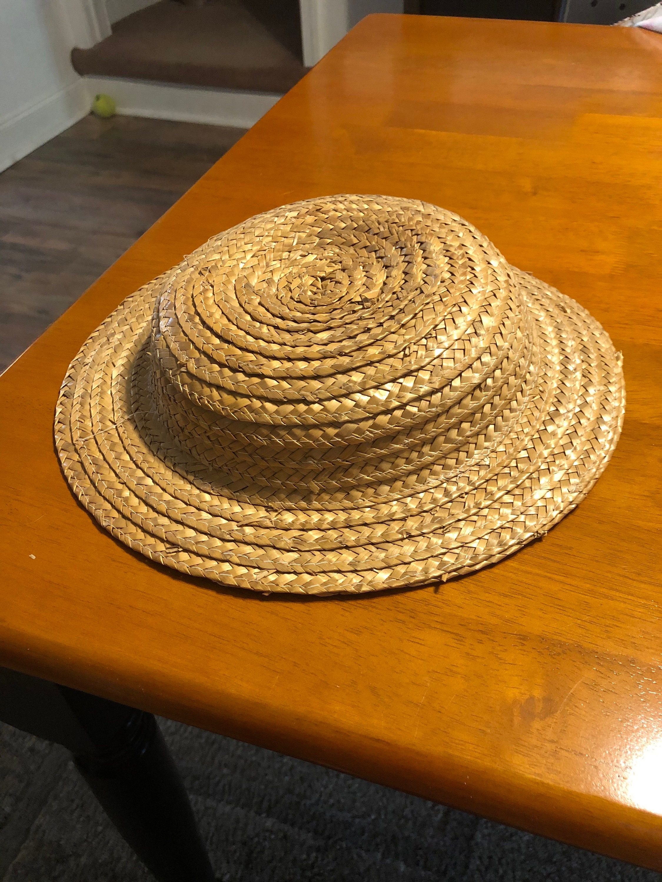 Crafting straw hats Etsy