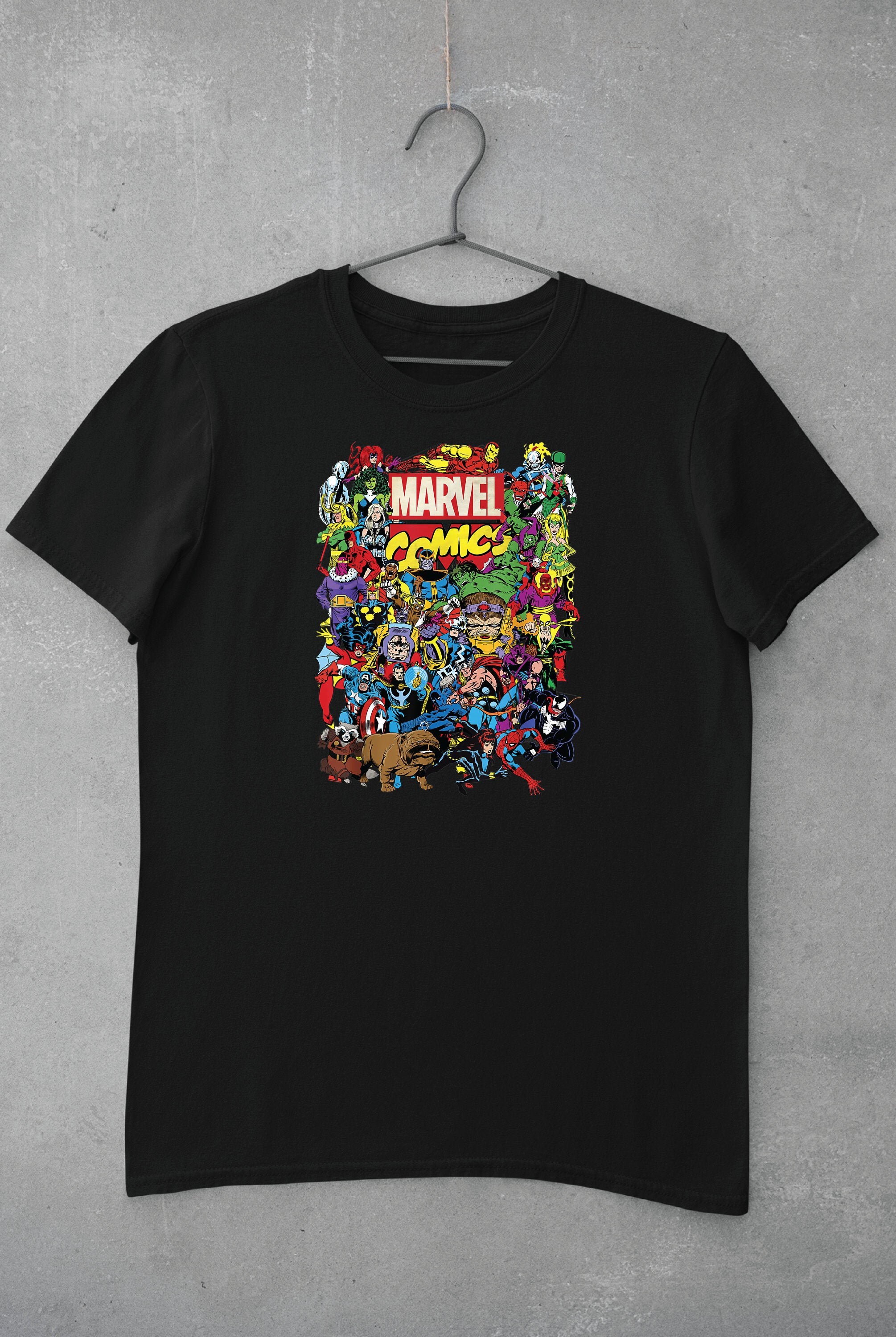 Unisex Marvel Comics TShirt Hero Sweater TShirt Marvel Etsy