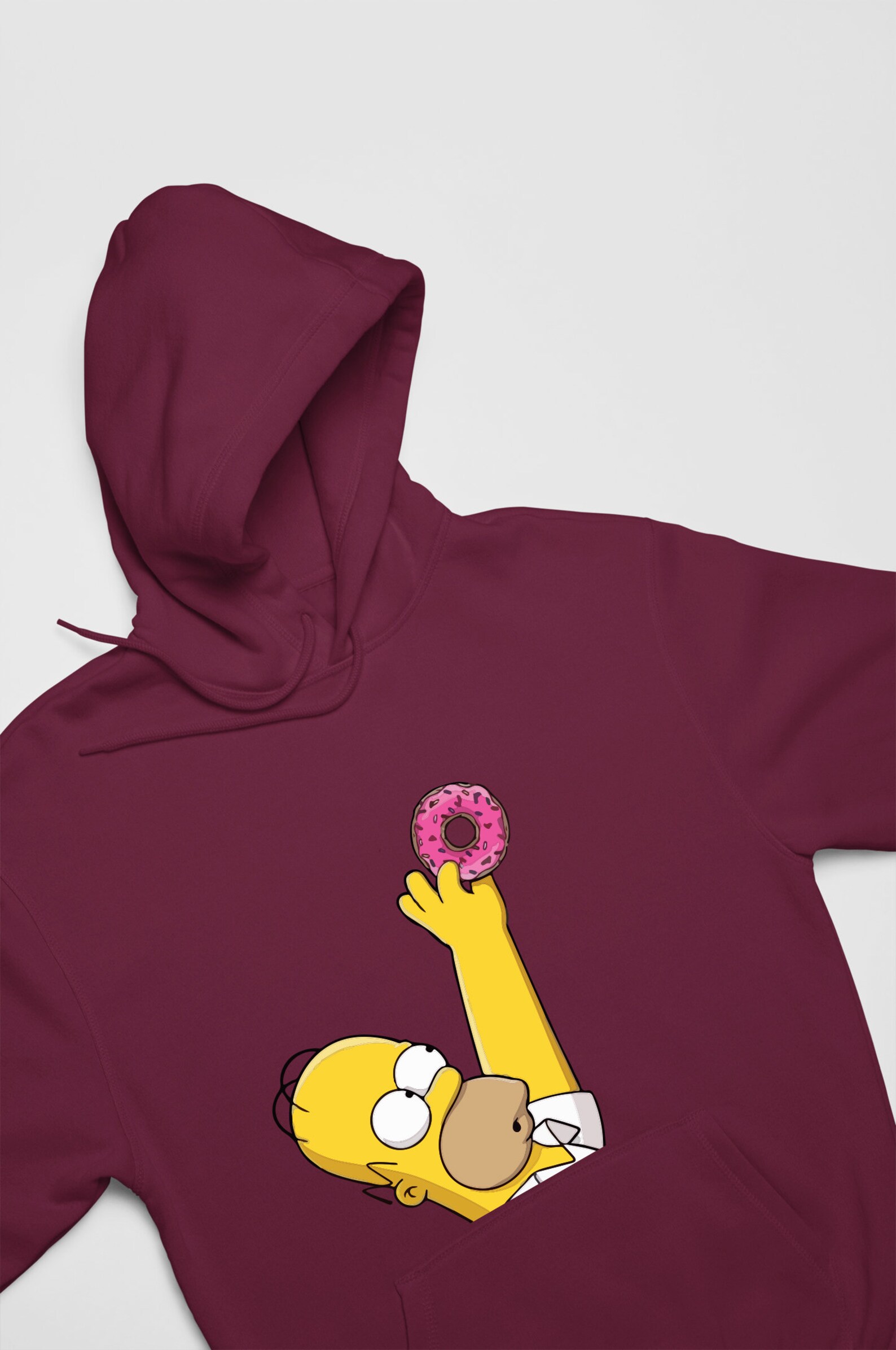 Sudadera con capucha homer simpson doughnut /Los Simpson Etsy