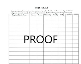 Symptom Tracker & Trigger Tracker