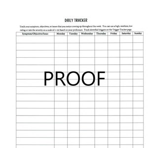 Symptom Tracker & Trigger Tracker