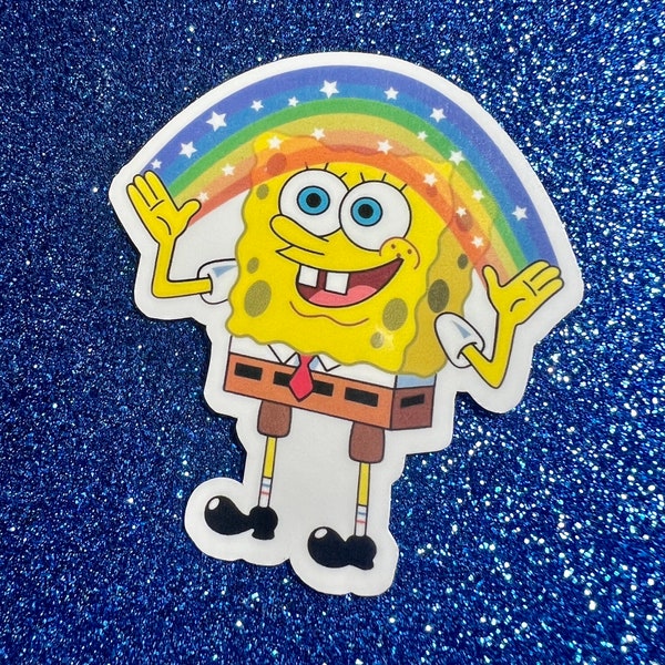 Spongebob Imagination Sticker