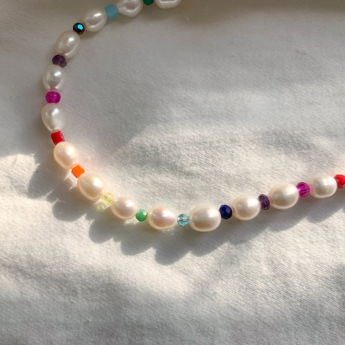 Adorne Freshwater Pearl Metal Event Necklace AND2458 main image 0