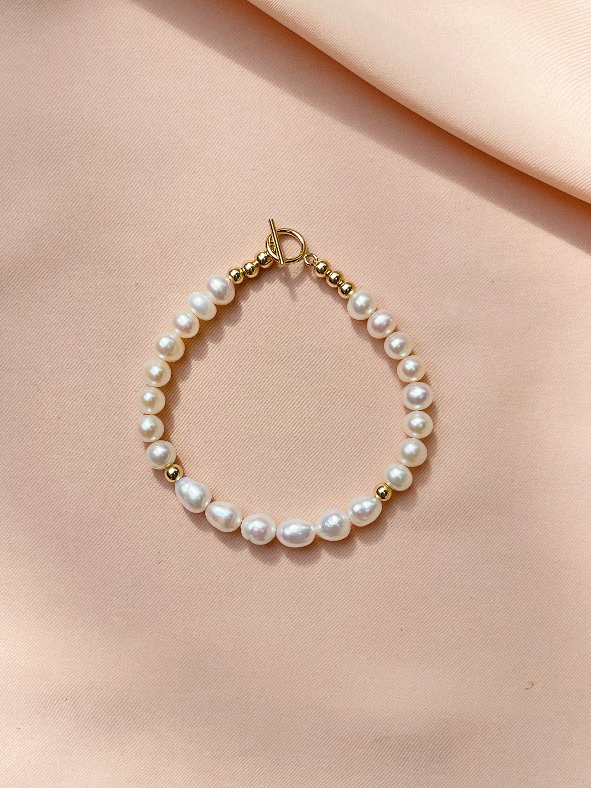 Plum Pearl and Crystal Bracelet - Single Strand, Aubergine, Bridesmaid –  Anna King Jewellery