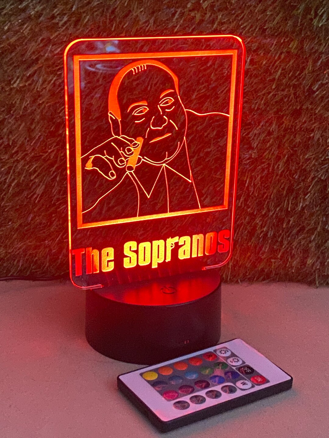 The Sopranos Tony Soprano LED Lamp Etsy