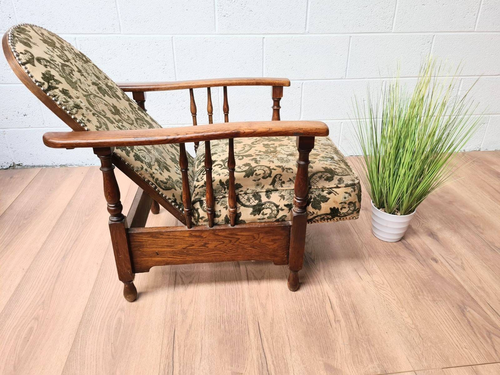 Vintage Morris Style Recliner Chair Etsy UK