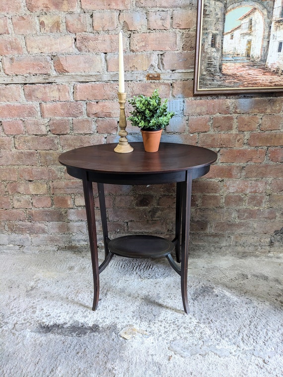 ヴィンテージ　サイドテーブル　オーバルテーブル ヴィンテージ オーバル サイドテーブル - Etsy 日本