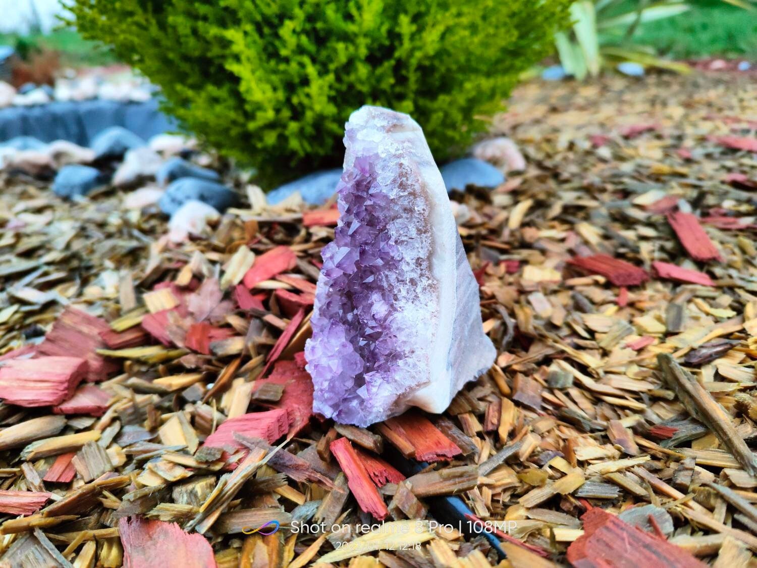 Druse d'améthyste Brute