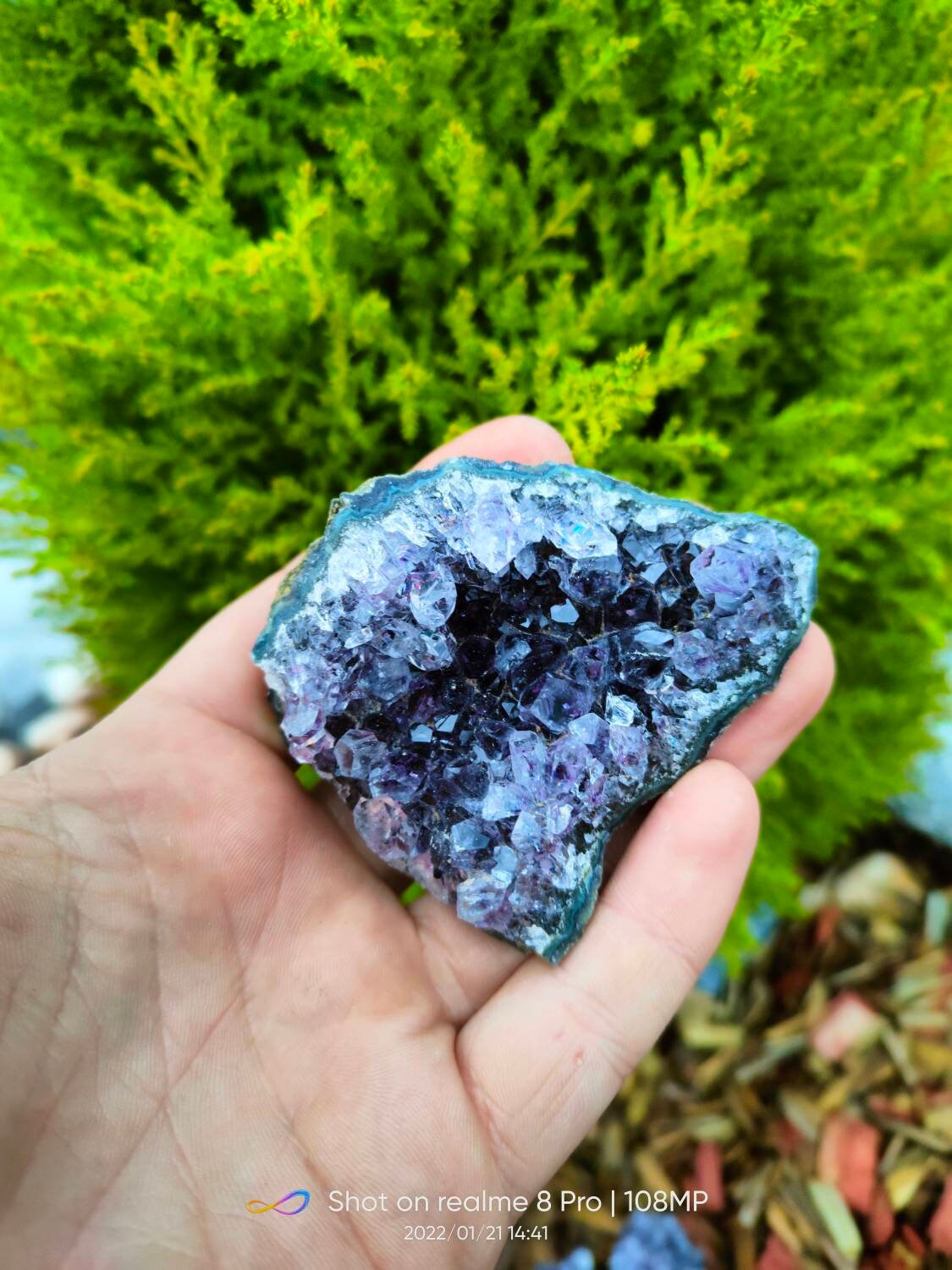 Améthyste Druse - Pierre Brute Lithothérapie Pierres Naturelles