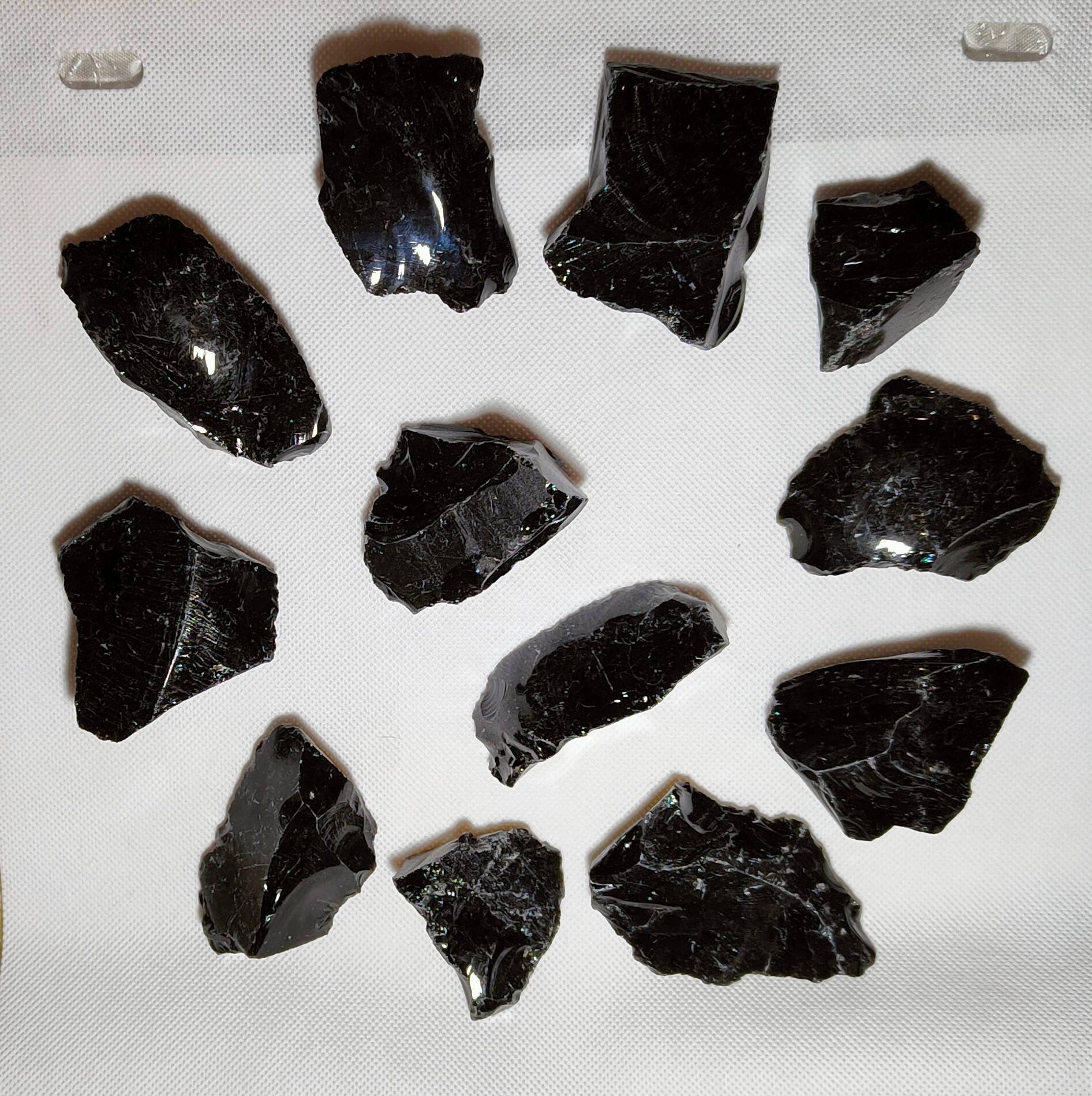 Obsidienne Noire Pierre Brute