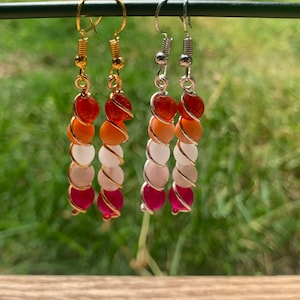 Lesbian Pride Earrings