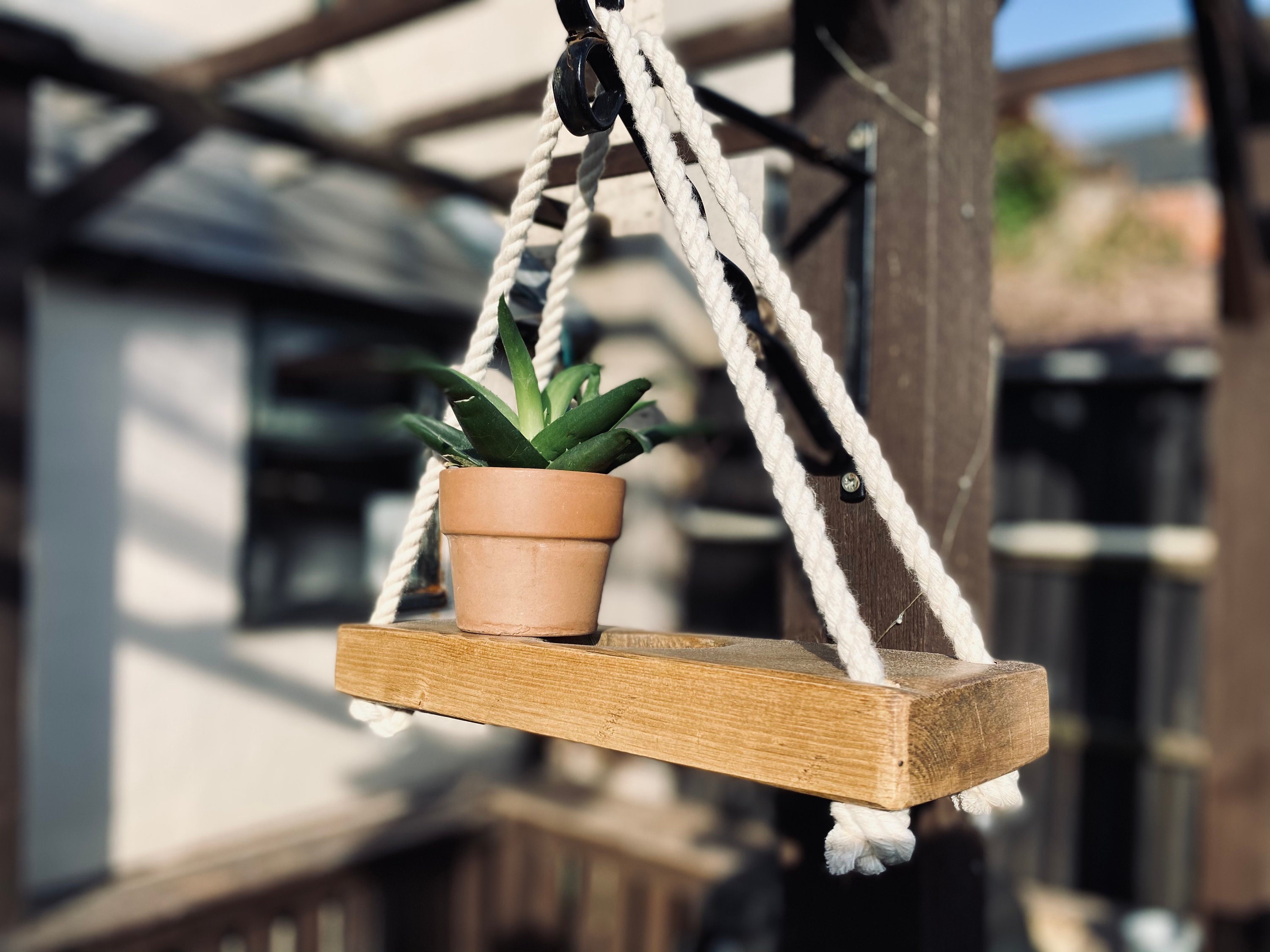 Floating Plant Shelf with Plant Pot Etsy