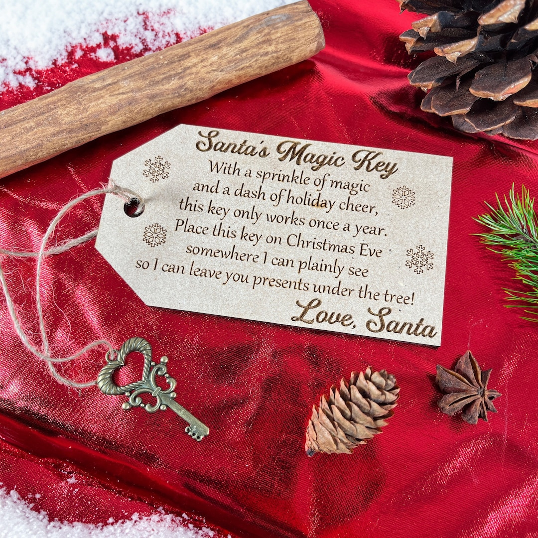 Magic Key Santa Using Personalized Santa's Magic Key: Christmas Eve Tradition Gifts - Etsy
