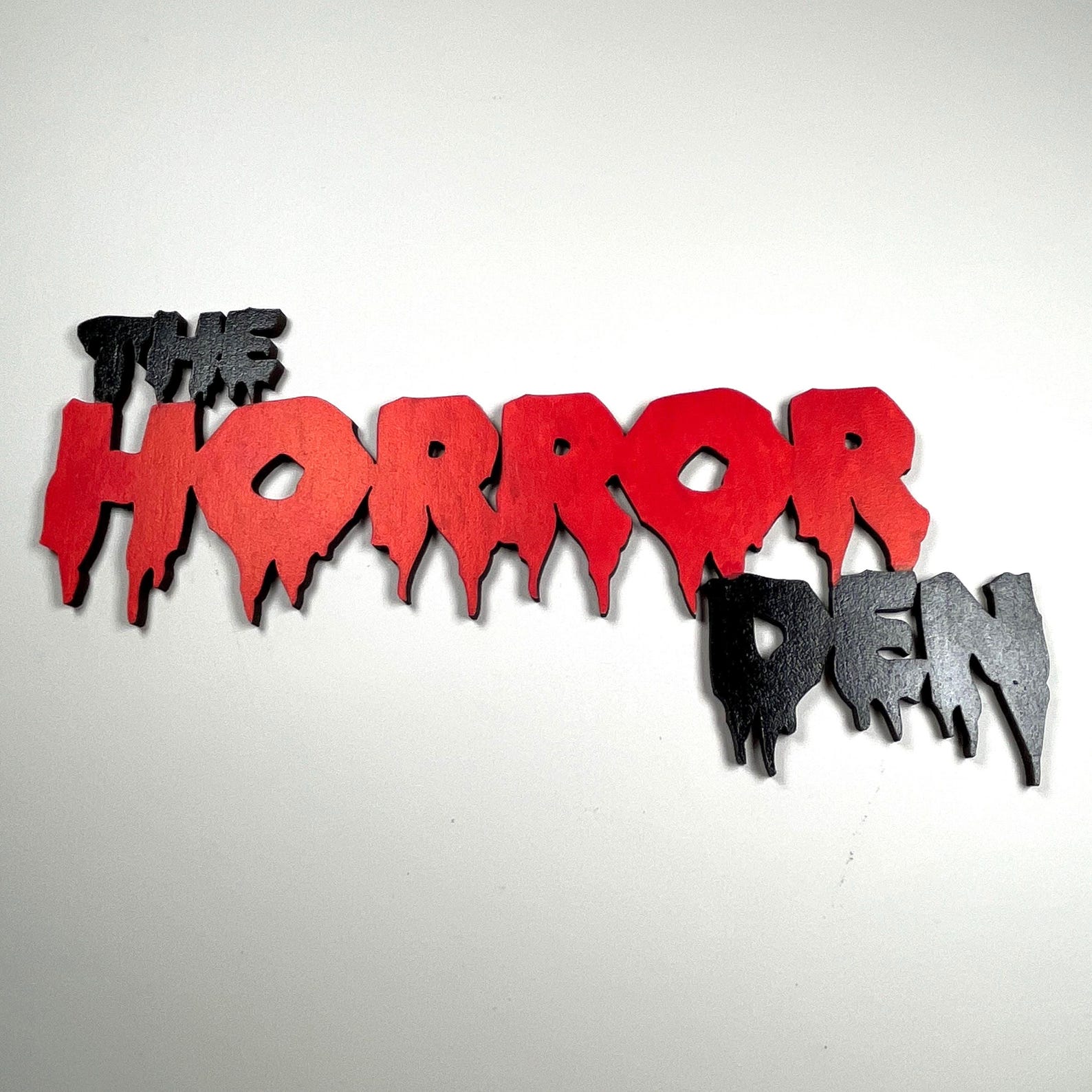 Horror Den Wall Sign: Wooden Wall Art, Movie Room Decor Gifts - Etsy