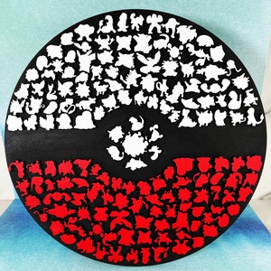 Poke Bawl DIY Puzzle, 3D Puzzle, Wooden Puzzle, Gifts for Gamers, Gifts for Her, Gifts for Him