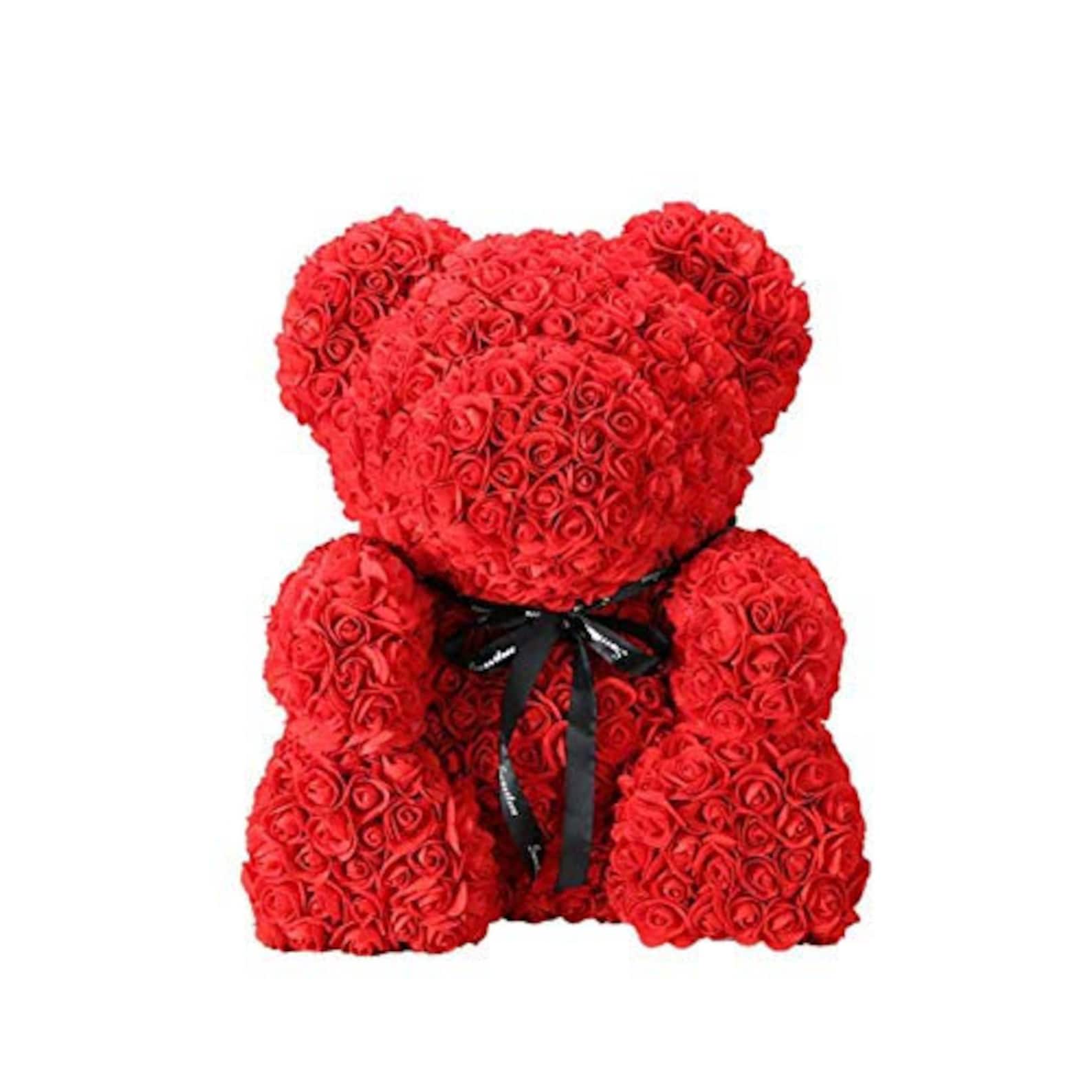 GIANT 2.5 FOOT Rose Foam Teddy BEAR Shipping Included Etsy