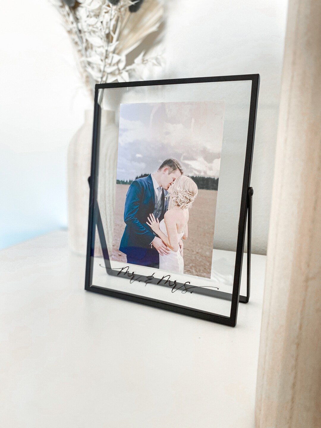Mr. and Mrs. Wedding Picture Frame and Display Home Decor Etsy