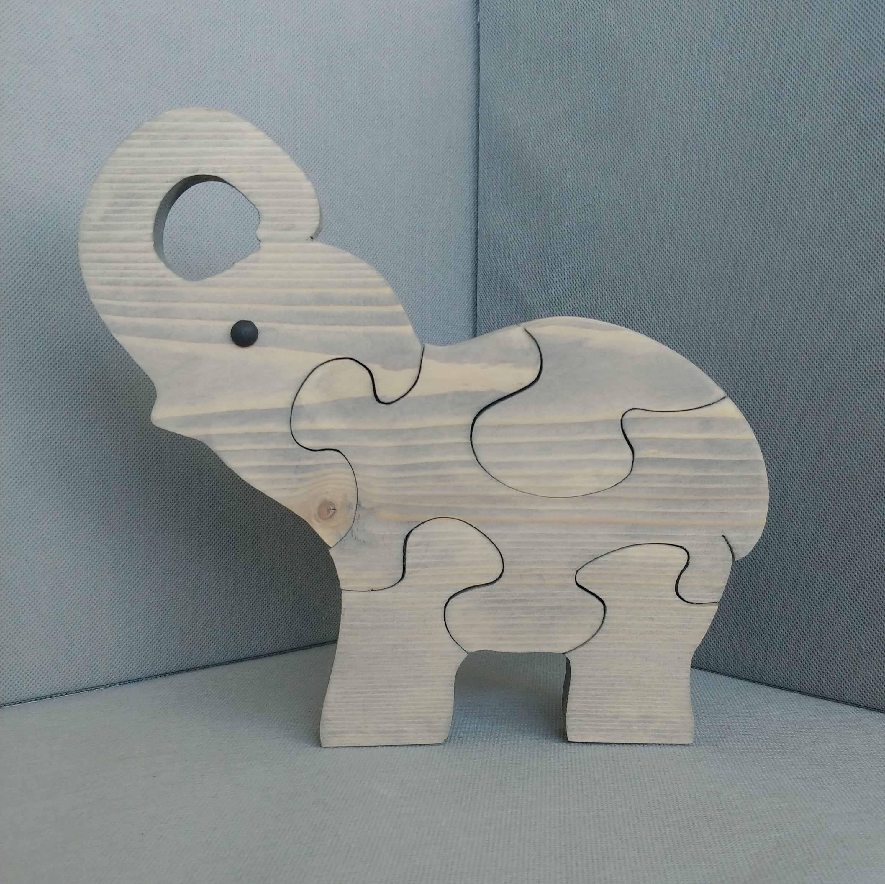 3D Wooden Puzzle Gift Bundle: Wild Animals Squirrel, Elephant