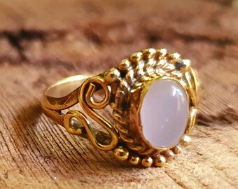 Ethnic style Brass /& Rose Quartz Boho Bohemian Psy Rustic Tribal Gypsy Festival Healing Festival