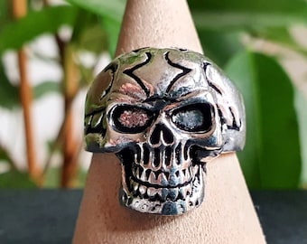 Silver Spike Ring / Mens Ring / Large Size / Goth / Punk / Steampunk /  Halloween / Mens Jewelery / Mens Gift 