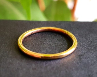 Eenvoudige gouden ring/Midi/Boho/duim/ring/rustiek/festival/hippie/tribal/zigeuner/etnisch