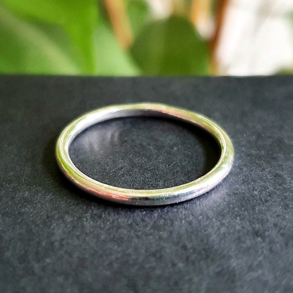 Simple Silver Ring / Stacking Ring / Boho /  Bohemian / Psy / Rustic / Tribal / Gypsy / Festival / Healing / Festival