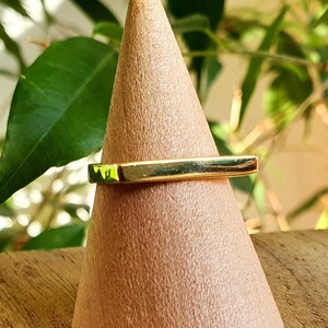 Minimalistisk guld-/mässingsring / Modern/Bohemisk/Rustik/Festival/Hippie/Tribal/Zigenare/Etnisk