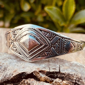 Brazalete de Plata Tuareg Joyería de Plata / Mixta / Rústica / Étnica / Boho / Hippie / Gitana / Chic / Joya / Ajustable /