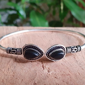 Silver black cheap bracelet