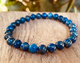 Lapis Lazuli Bracelet / Gemstone / Crystal / Natural / Chakras / Choose Size / Lithnotherapy / Quartz / Healing / Reiki