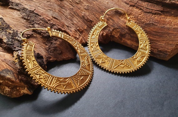 Aztec hoop earrings sale