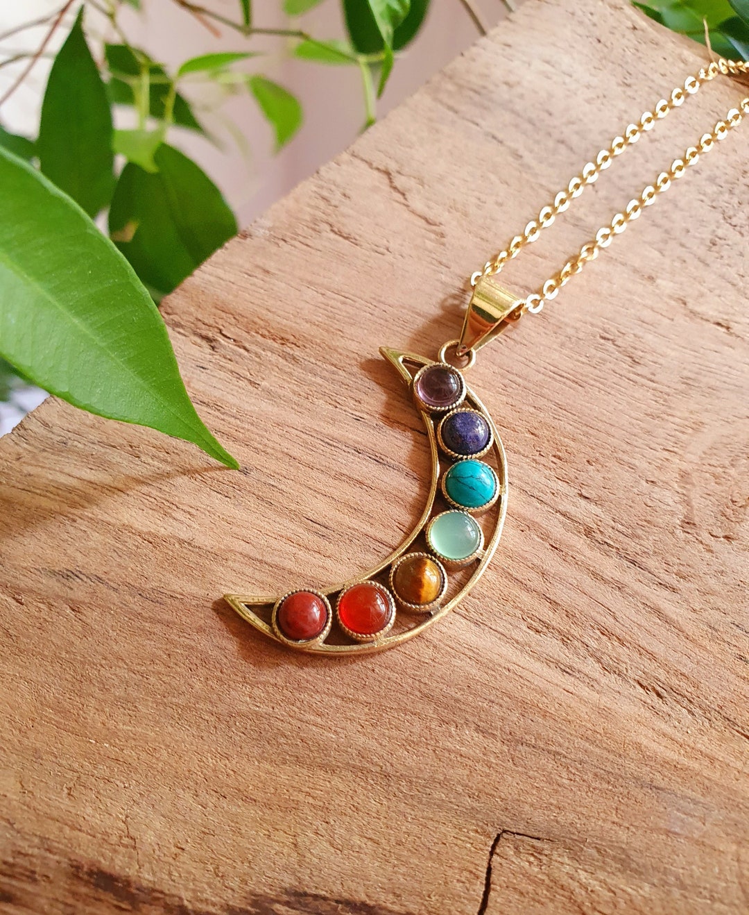 Energetix 4you Pendentif chakra aimanté avec 7 cristaux Swarovski - N