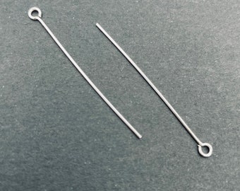 Silver 925 Wire for Earrings / x2 Wire Accessory & Service / Hypoallergenic / Sensitive ears