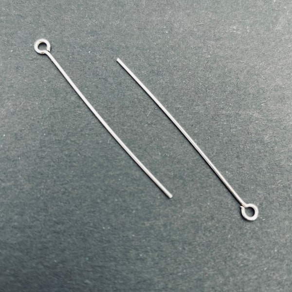 Silver 925 Wire for Earrings / x2 Wire Accessory & Service / Hypoallergenic / Sensitive ears