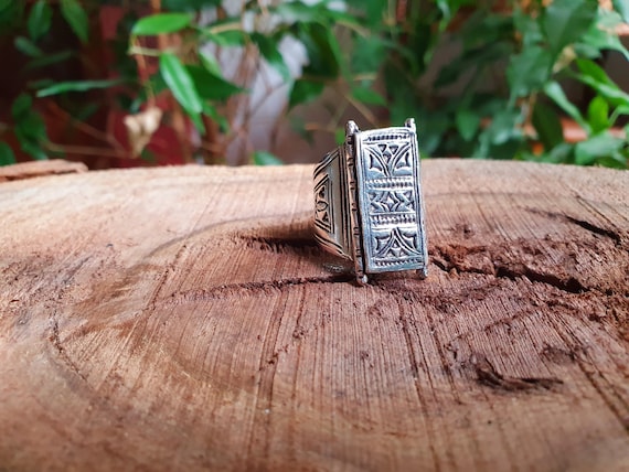 Bague Touareg Argent / Homme / Grande / Mixte / Aztèque / Bohème / Boho/  Mandala / Psy / Géométrique / Gypsy / Ethnique / Rustique / Hippie - Etsy  France