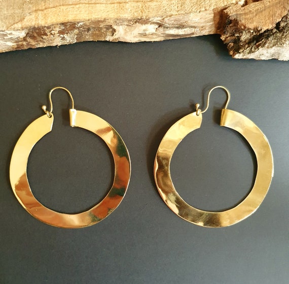 GYPSY large gold Hoop Earrings 18k,14k - Baraka by Shani Kombelis – Baraka  Jewellery