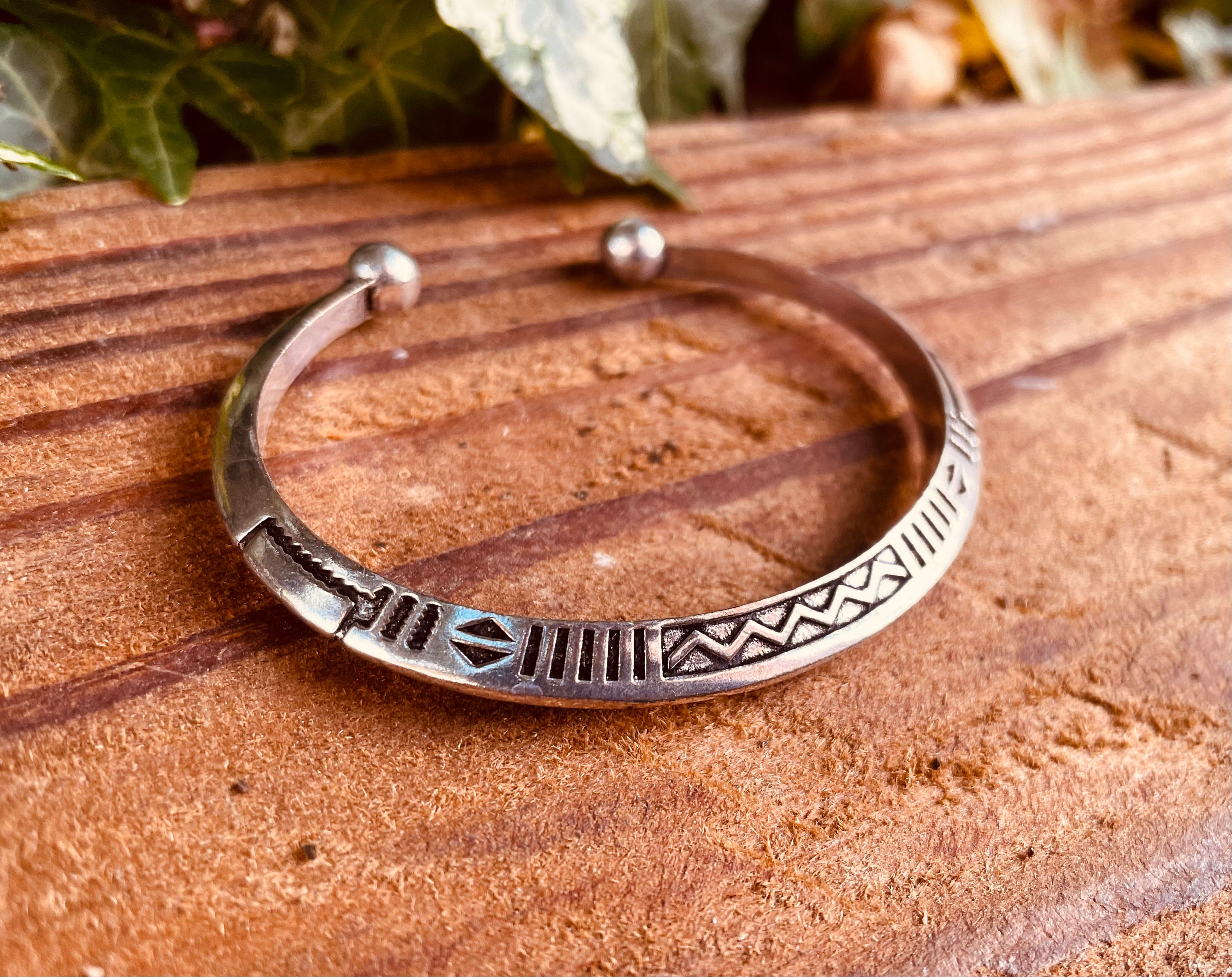 African Silver Bracelet / Tuareg Jewelry / Cuff / Boho / Ethnic