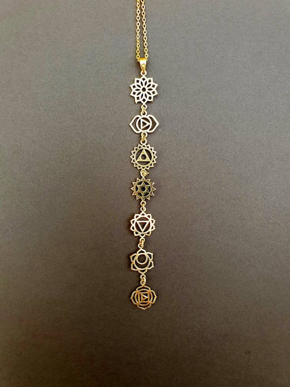 Nacht Himmel 7 Chakra Kette Halskette Anhänger – Karmavana