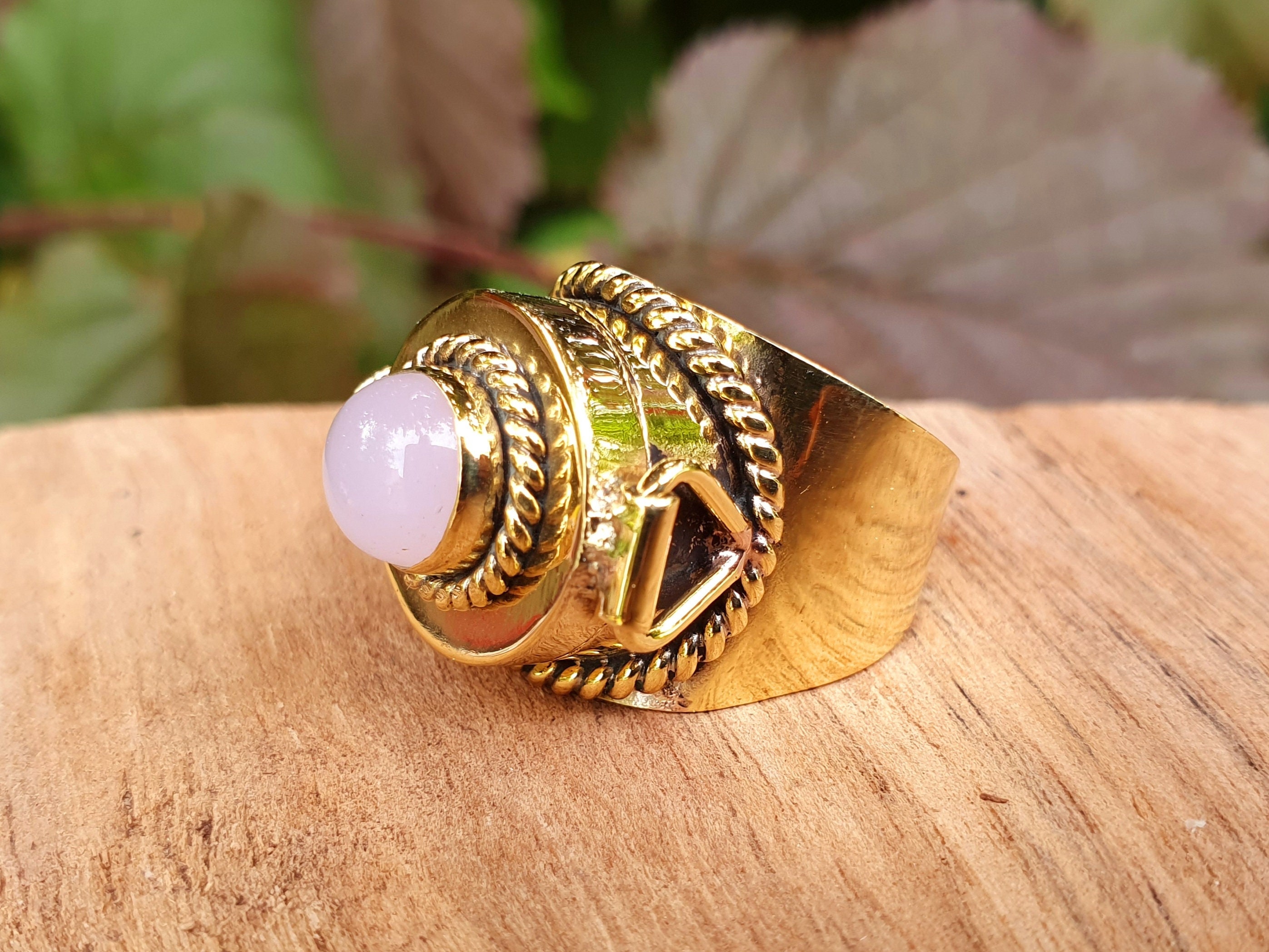 Gold Poison Ring Brass Rose Quartz Alchemy Locket Ring Boho Bohemian Rustic Tribal Gypsy Festival Healing Festival Etsy Canada