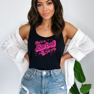 She&#39;s a Barbell Girl Women Tank Top