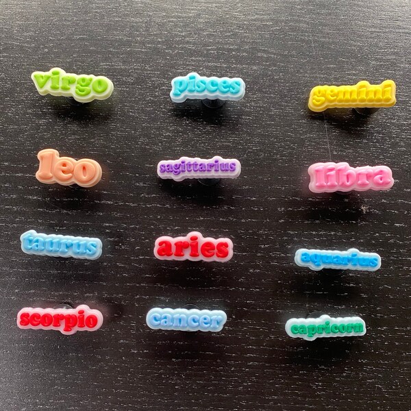 Jibbitz Zodiac Etsy UK