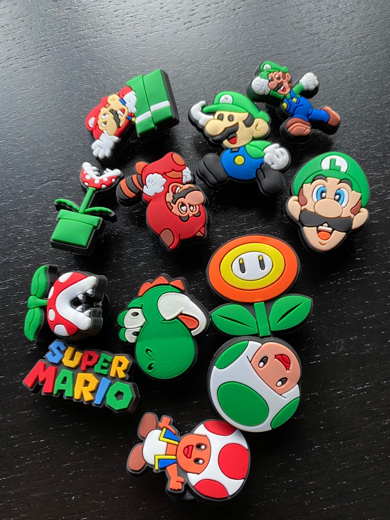 Mario Kart Croc Charms Jibbitz for Crocs Croc Accessories Etsy