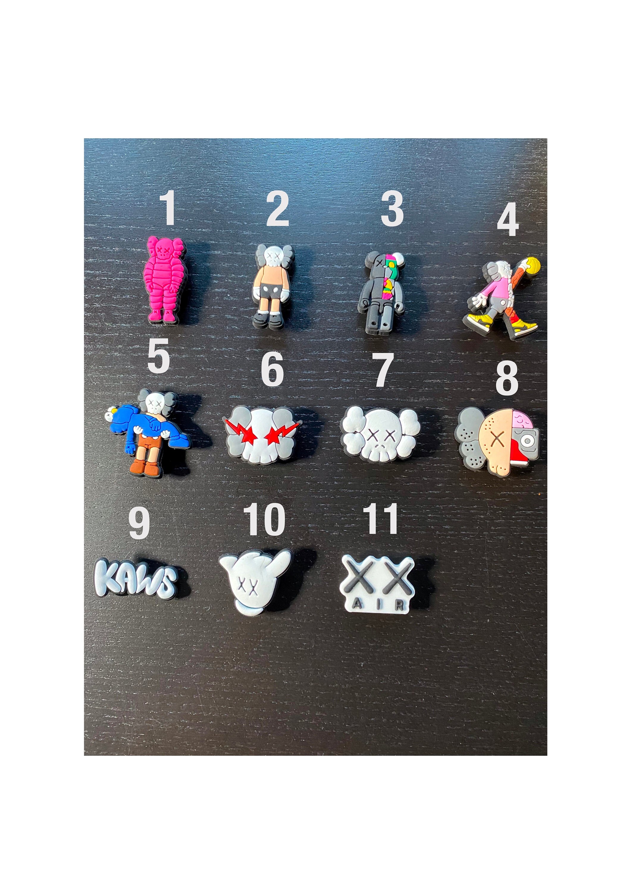 Kaws Croc Charms Etsy Ireland