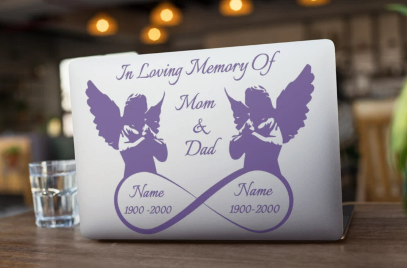 In Loving Memory Decal, Mom and Dad Memorial Decal, Car Decal, Truck ...