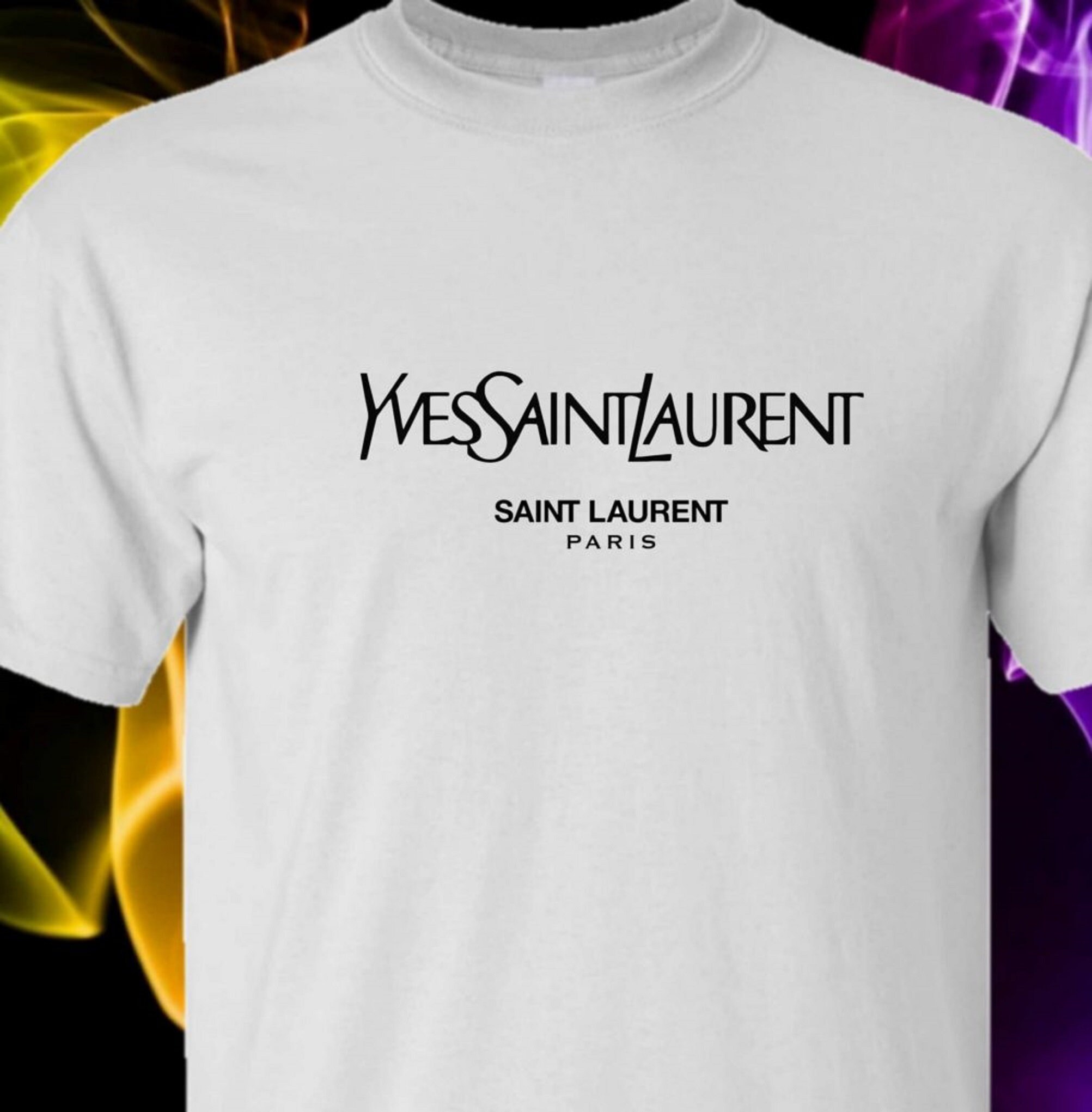 YSL Vintage Tshirts Unisex Saint Laurent Tshirts Etsy