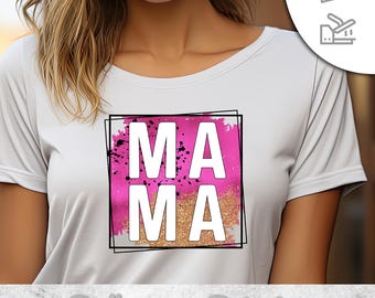 Transferencia termoadhesiva para mamá / Transferencia termoadhesiva para el Día de la Madre / Transferencia termoadhesiva para la mejor mamá / Impresión DTF / Transferencia DTF