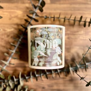 Uplift, Aromatherapy Soy Candle, Soy Wax Candle, Scented Candle, Natural Candle made with essential oils, Eco-Friendly, Nontoxic